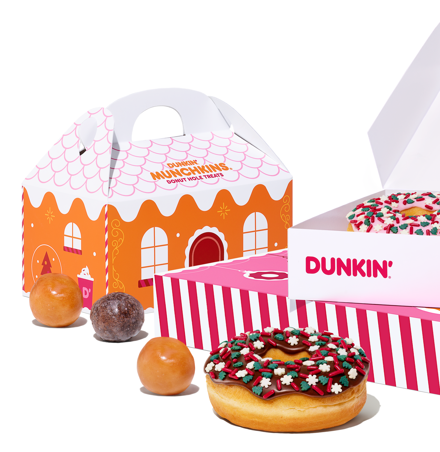 Dunkin' 2024 Holiday Packaging - Donuts MUNCHKINS | Dunkin'